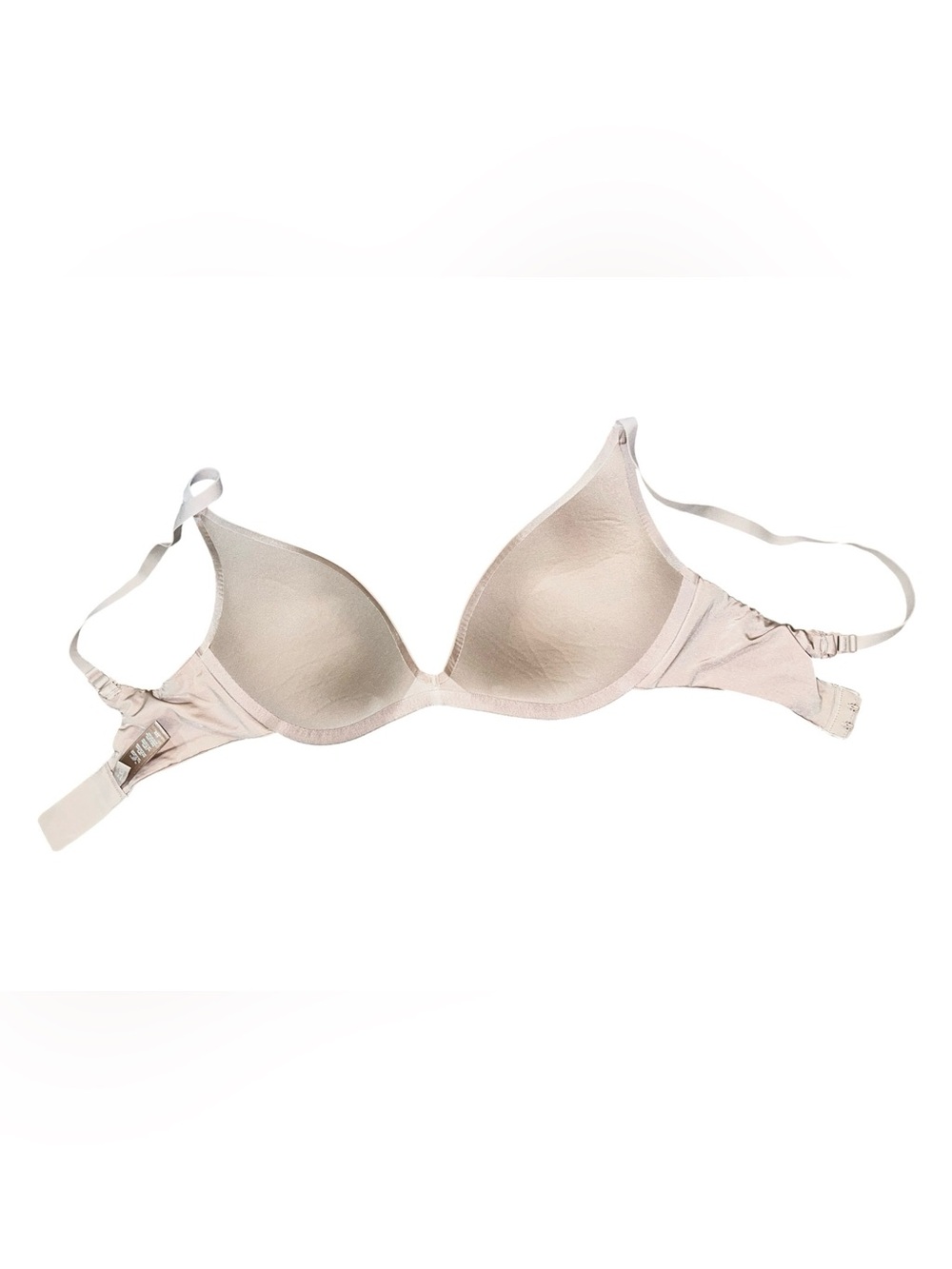 SKIMS Ultimate Super Push-Up Bra 32D Nude Wireless Plunge NWOT - Picture 5 of 12